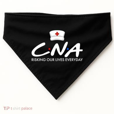 CNA Risking Our Lives Everyday USA-Made Doggie Bandana
