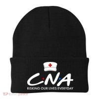 CNA Risking Our Lives Everyday Beanie thumb 0