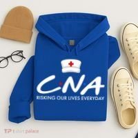 CNA Risking Our Lives Everyday Hoodie thumb 4