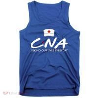 CNA Risking Our Lives Everyday Tank Top thumb 0