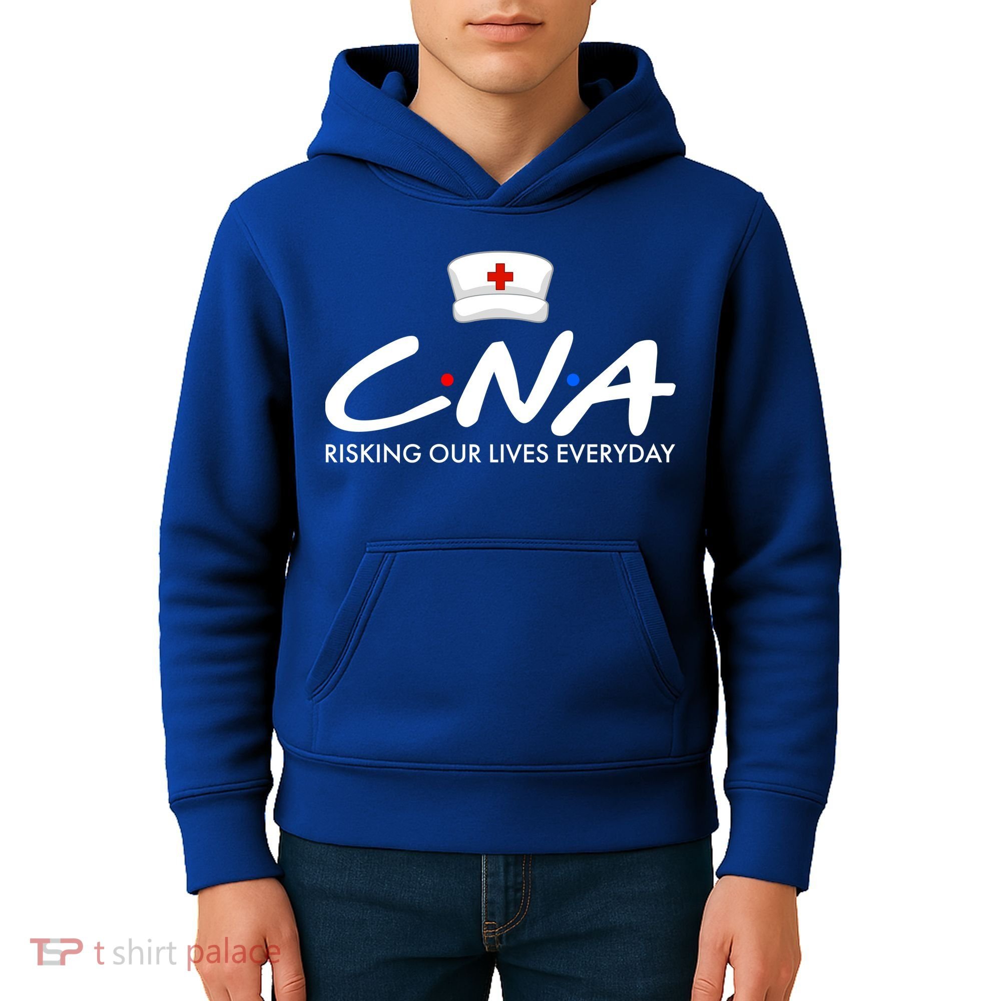 CNA Risking Our Lives Everyday Kids Hoodie