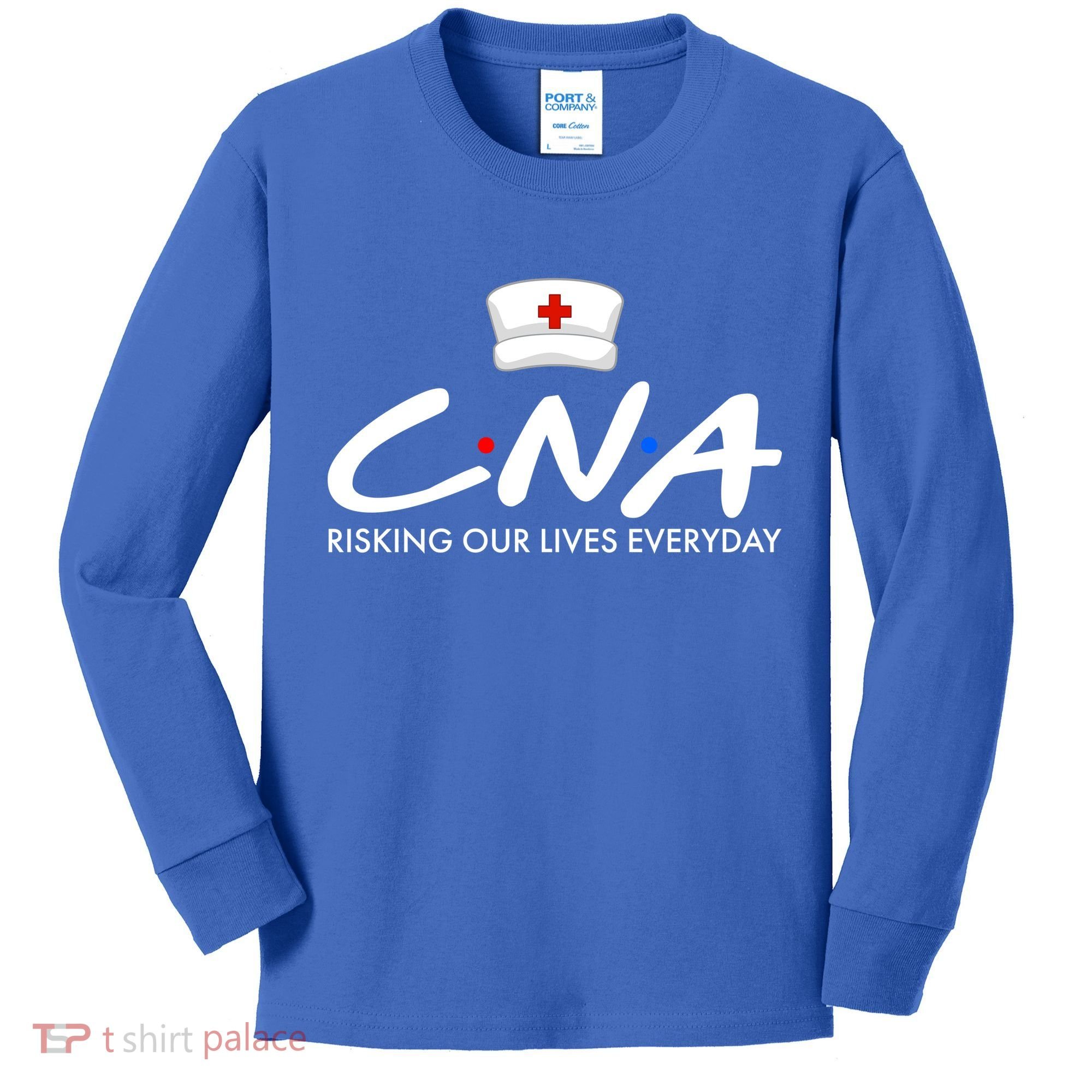 CNA Risking Our Lives Everyday Kids Long Sleeve Shirt