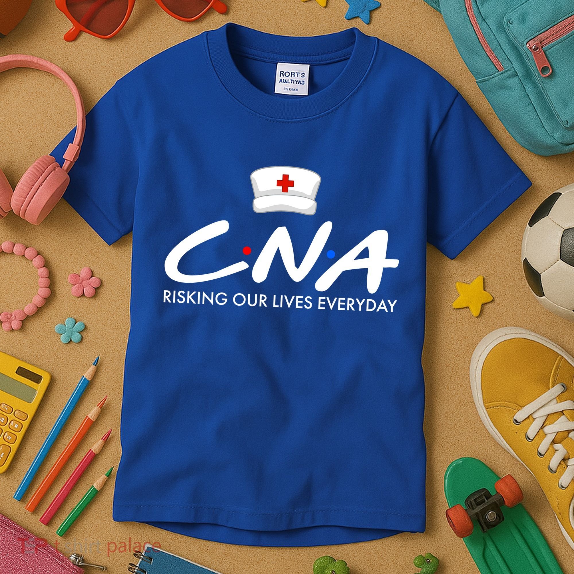 CNA Risking Our Lives Everyday Kids T-Shirt