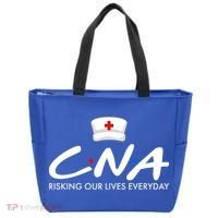 CNA Risking Our Lives Everyday Tote Bag thumb 0
