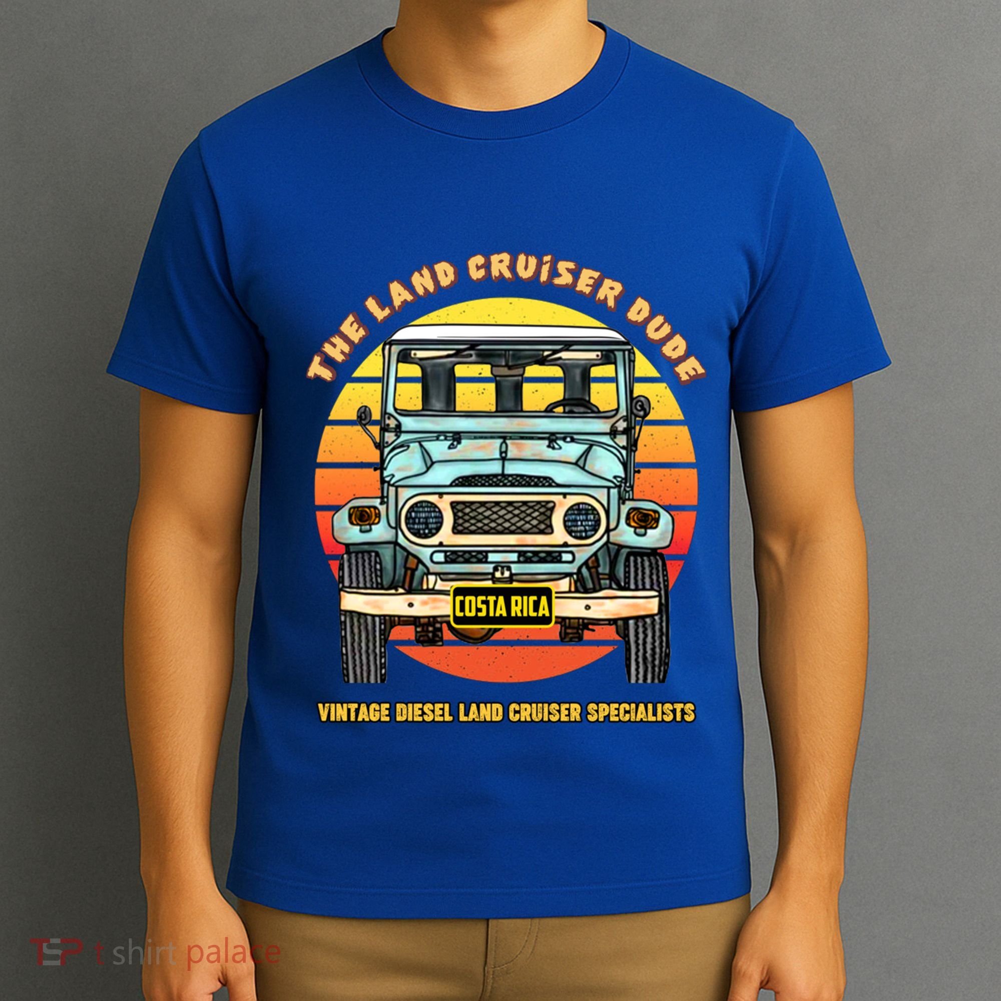 Costa Rica Offgiftroad 4x4 Vintage 4 Wheel Drive Muddy Cruiser Gift T-Shirt
