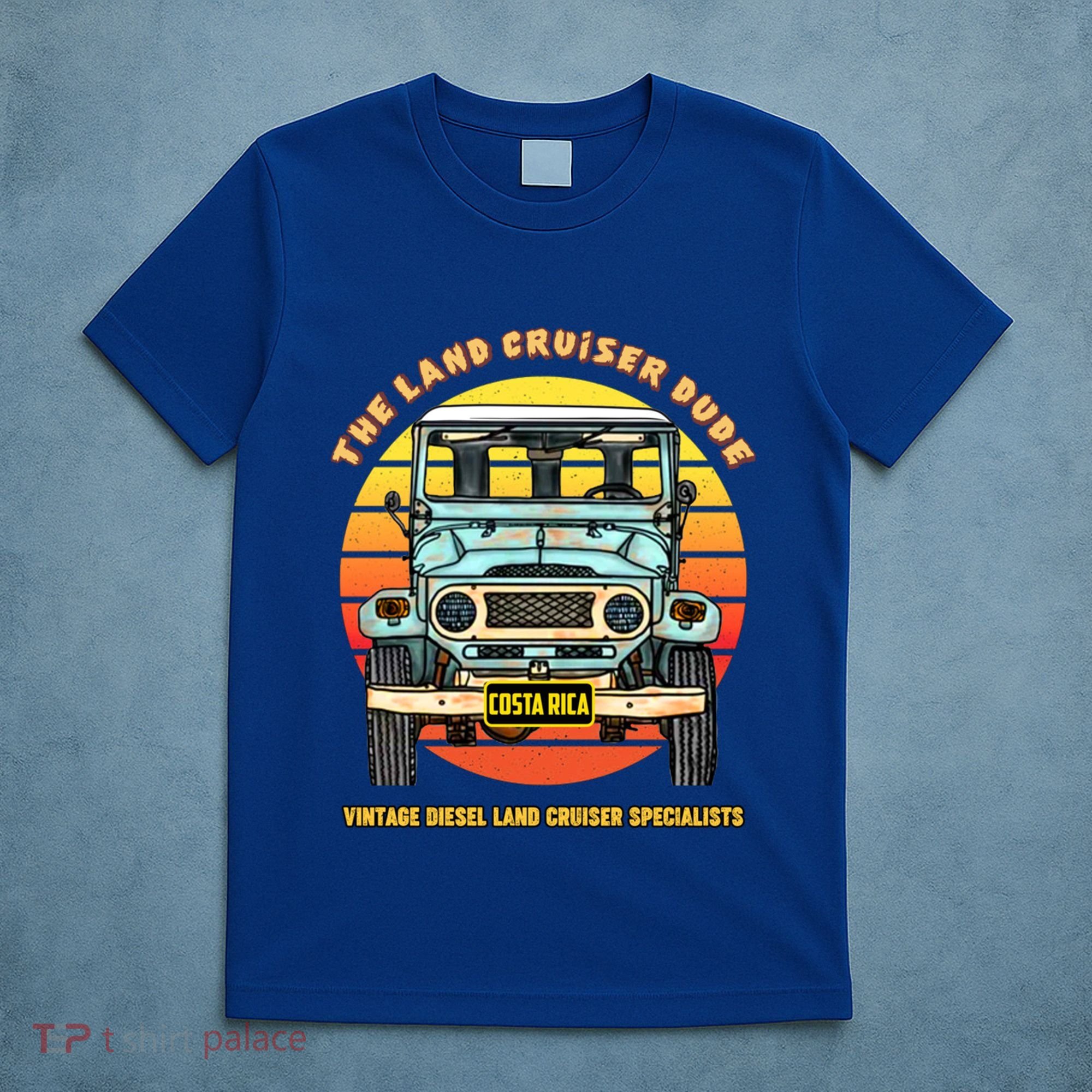 Costa Rica Offgiftroad 4x4 Vintage 4 Wheel Drive Muddy Cruiser Gift T-Shirt