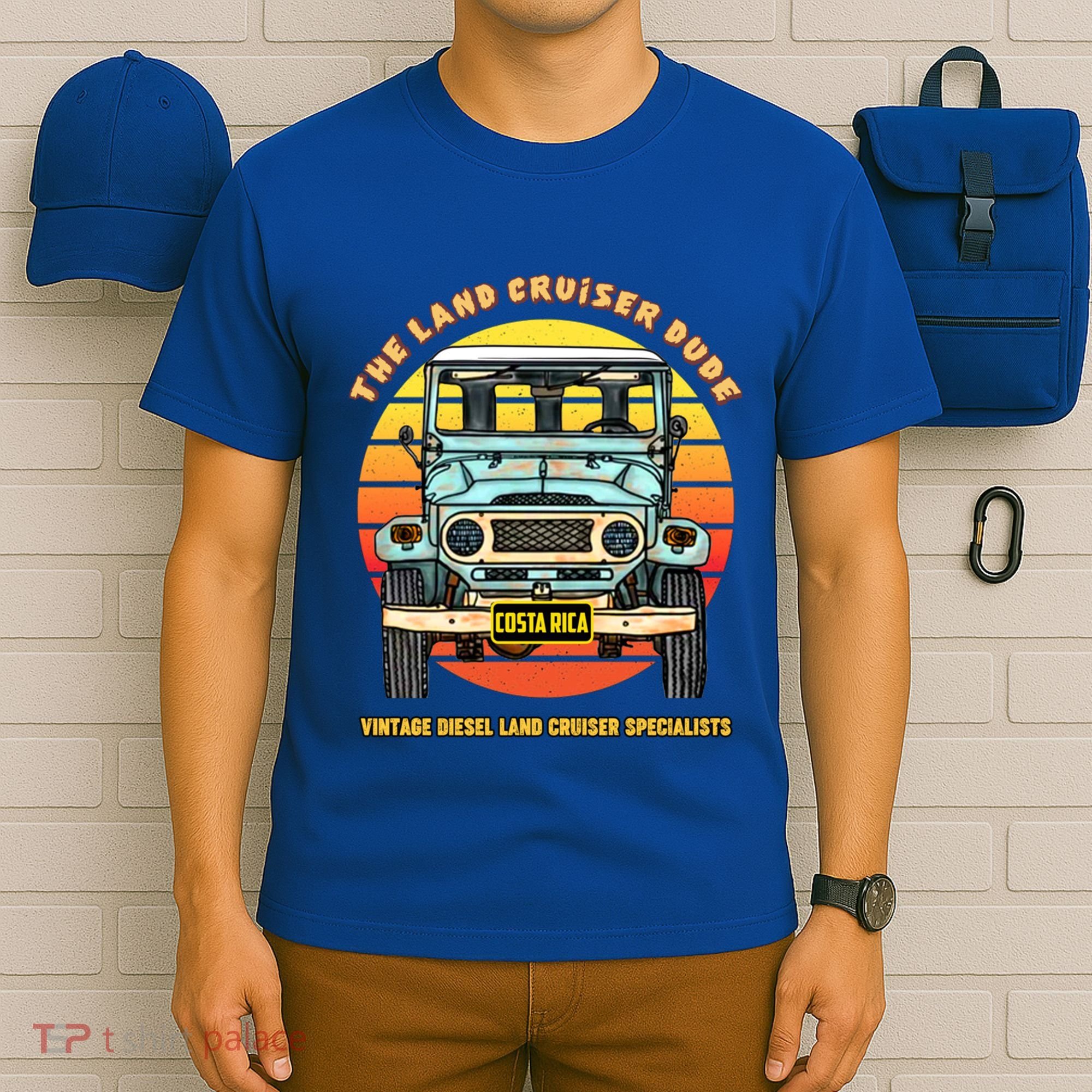 Costa Rica Offgiftroad 4x4 Vintage 4 Wheel Drive Muddy Cruiser Gift T-Shirt
