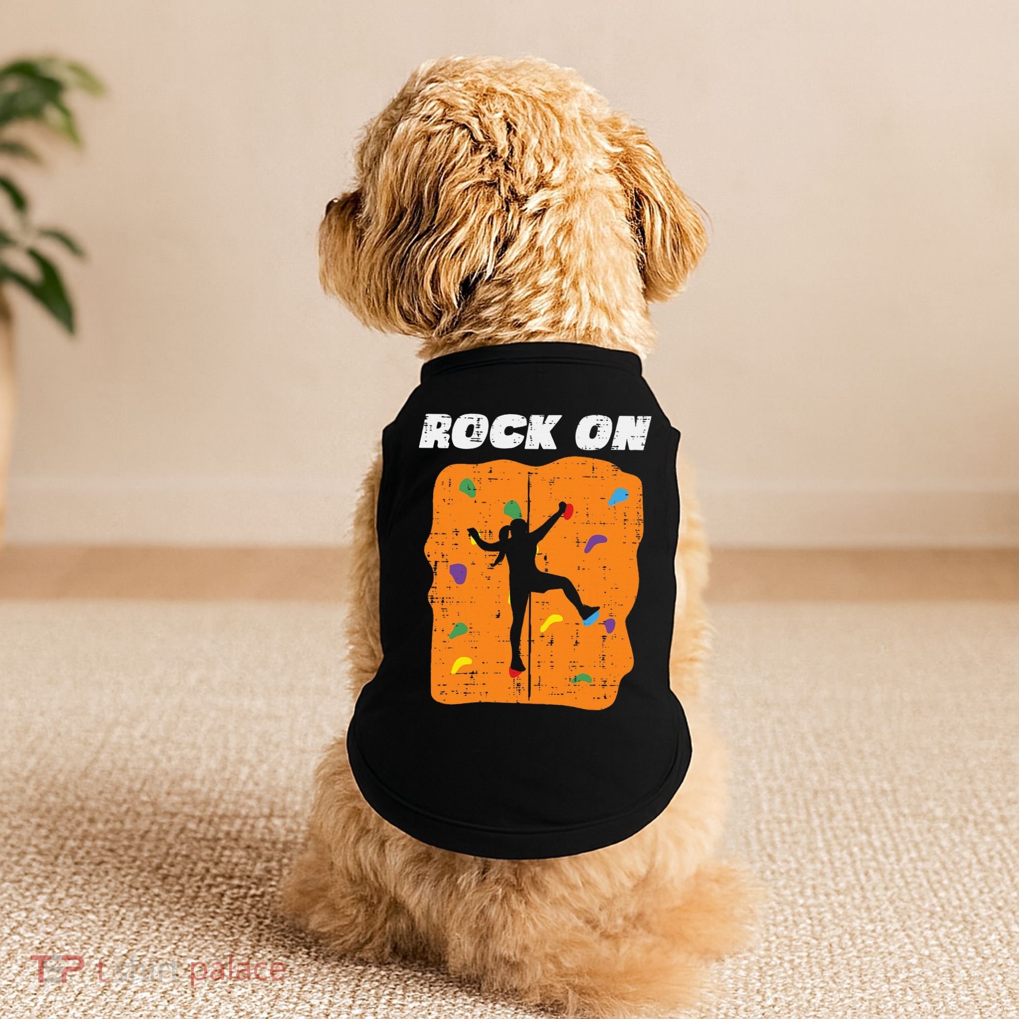 Climbing Rock On Wall Climber Bouldering Women Doggie Tank
