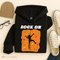 Climbing Rock On Wall Climber Bouldering Women Hoodie thumb 4