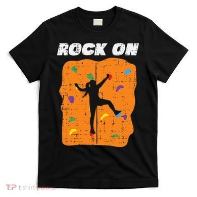 Climbing Rock On Wall Climber Bouldering Women T-Shirt
