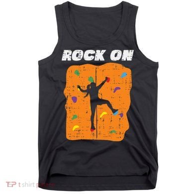 Climbing Rock On Wall Climber Bouldering Women Tank Top