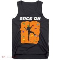 Climbing Rock On Wall Climber Bouldering Women Tank Top thumb 0