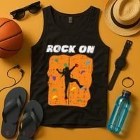 Climbing Rock On Wall Climber Bouldering Women Tank Top thumb 4