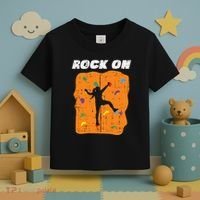 Climbing Rock On Wall Climber Bouldering Women Toddler T-Shirt thumb 3