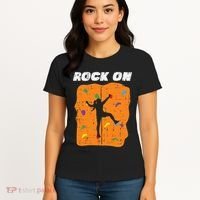 Climbing Rock On Wall Climber Bouldering Women Women's T-Shirt thumb 4