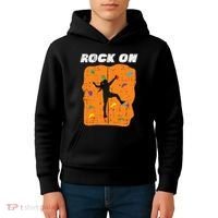 Climbing Rock On Wall Climber Bouldering Women Kids Hoodie thumb 4