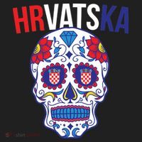 Croatia Hrvatska Soccer Skull Women's Sweatshirt thumb 2