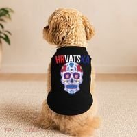 Croatia Hrvatska Soccer Skull Doggie Tank thumb 2