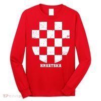 Croatia HRVATSKA Team Jersey Long Sleeve Shirt thumb 0