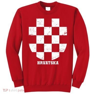 Croatia HRVATSKA Team Jersey Sweatshirt