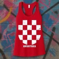 Croatia HRVATSKA Team Jersey Women's Tank Top thumb 3