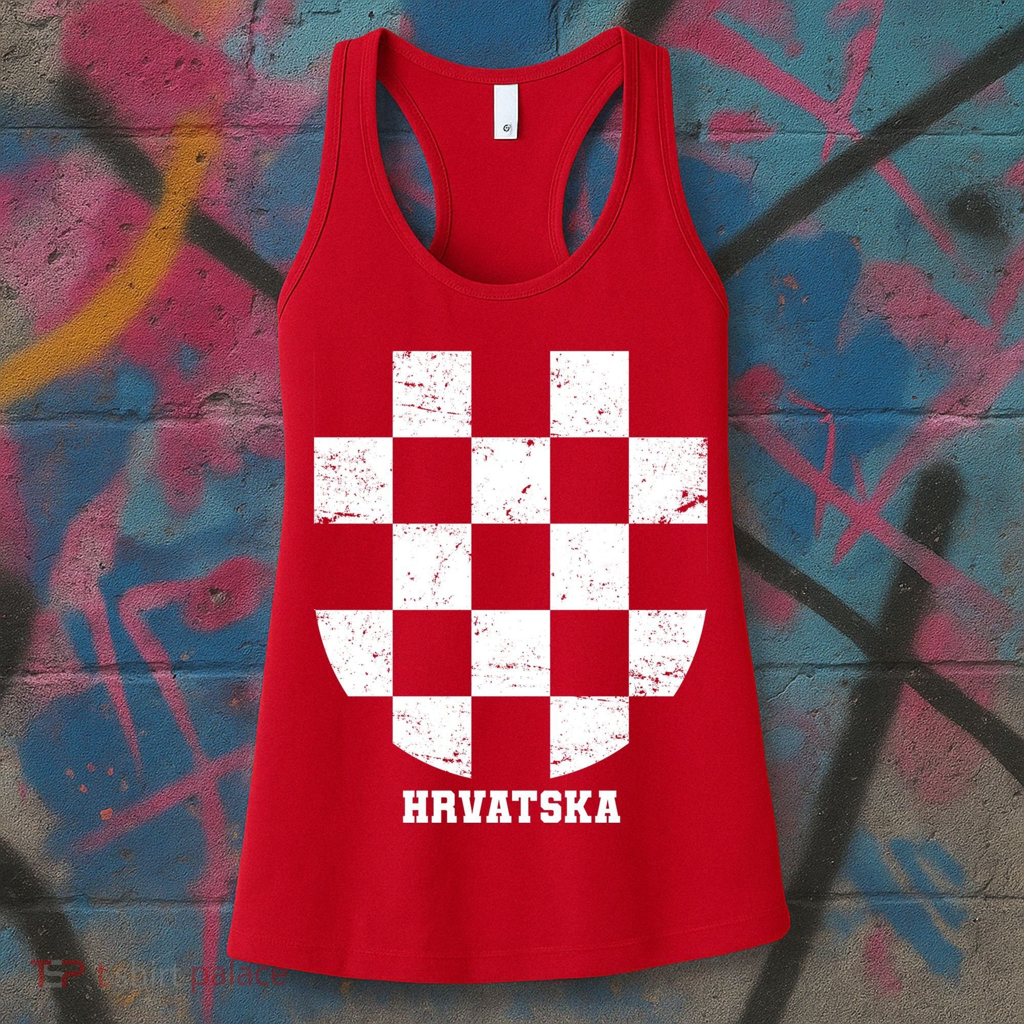 Croatia HRVATSKA Team Jersey Women's Tank Top