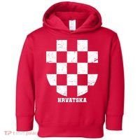 Croatia HRVATSKA Team Jersey Toddler Hoodie thumb 0