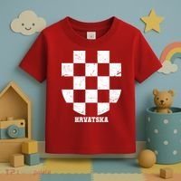 Croatia HRVATSKA Team Jersey Toddler T-Shirt thumb 3