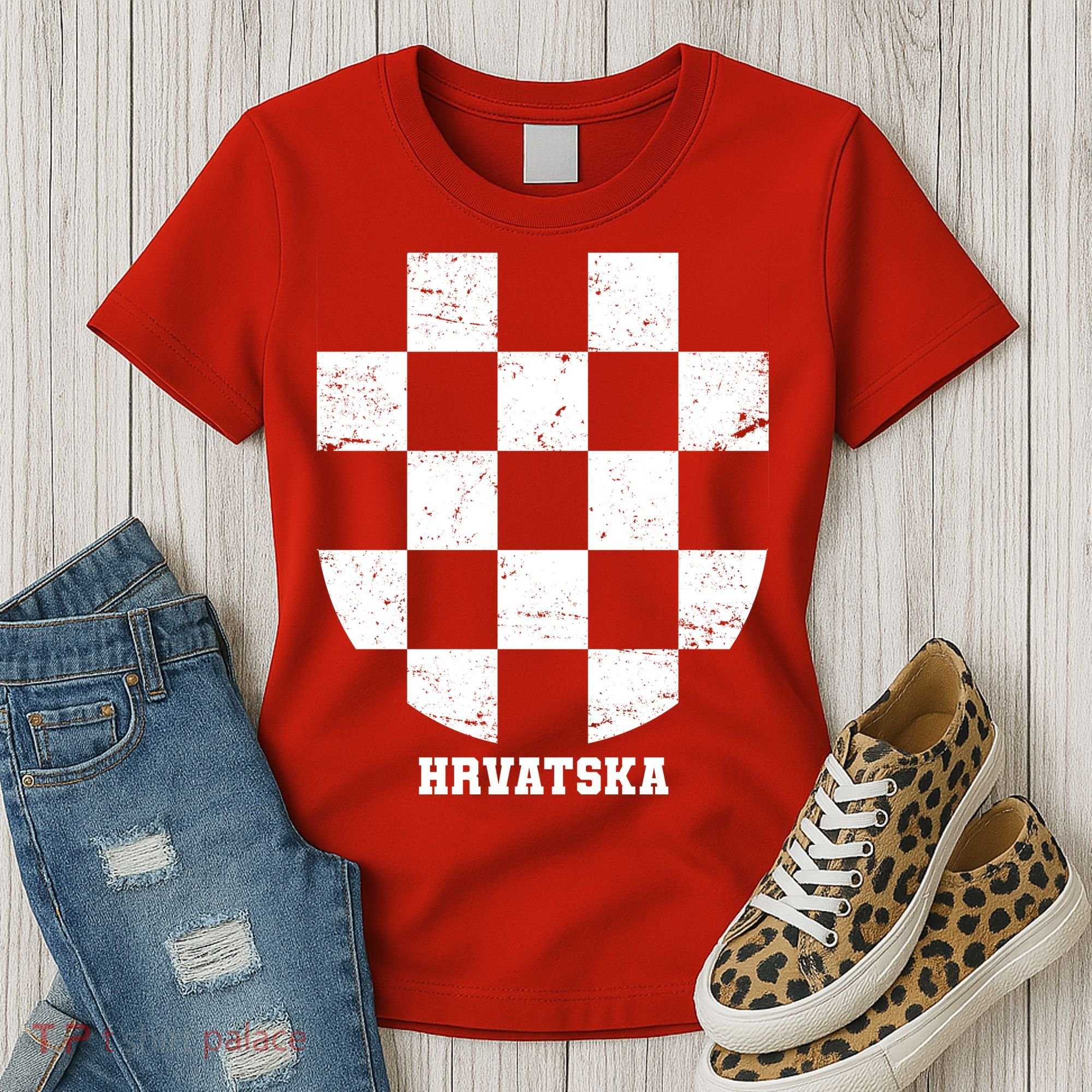 Croatia HRVATSKA Team Jersey Women's T-Shirt