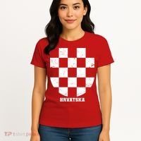 Croatia HRVATSKA Team Jersey Women's T-Shirt thumb 4