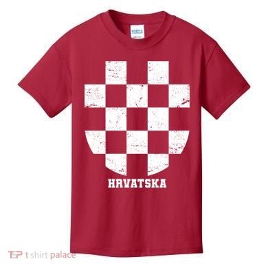 Croatia HRVATSKA Team Jersey Kids T-Shirt