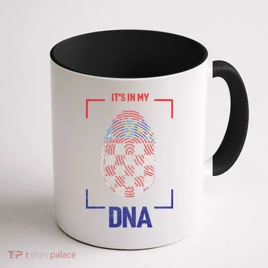 Croatia It's My DNA Coffee Mug back