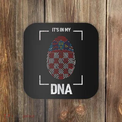 Croatia It's My DNA Coaster