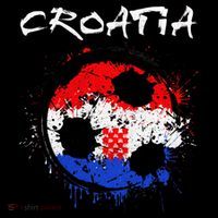Croatia Soccer Ball Flag USA-Made Doggie Bandana thumb 2