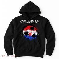 Croatia Soccer Ball Flag Hoodie thumb 0
