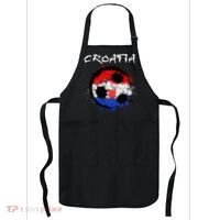 Croatia Soccer Ball Flag Apron thumb 0