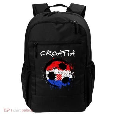 Croatia Soccer Ball Flag Backpack