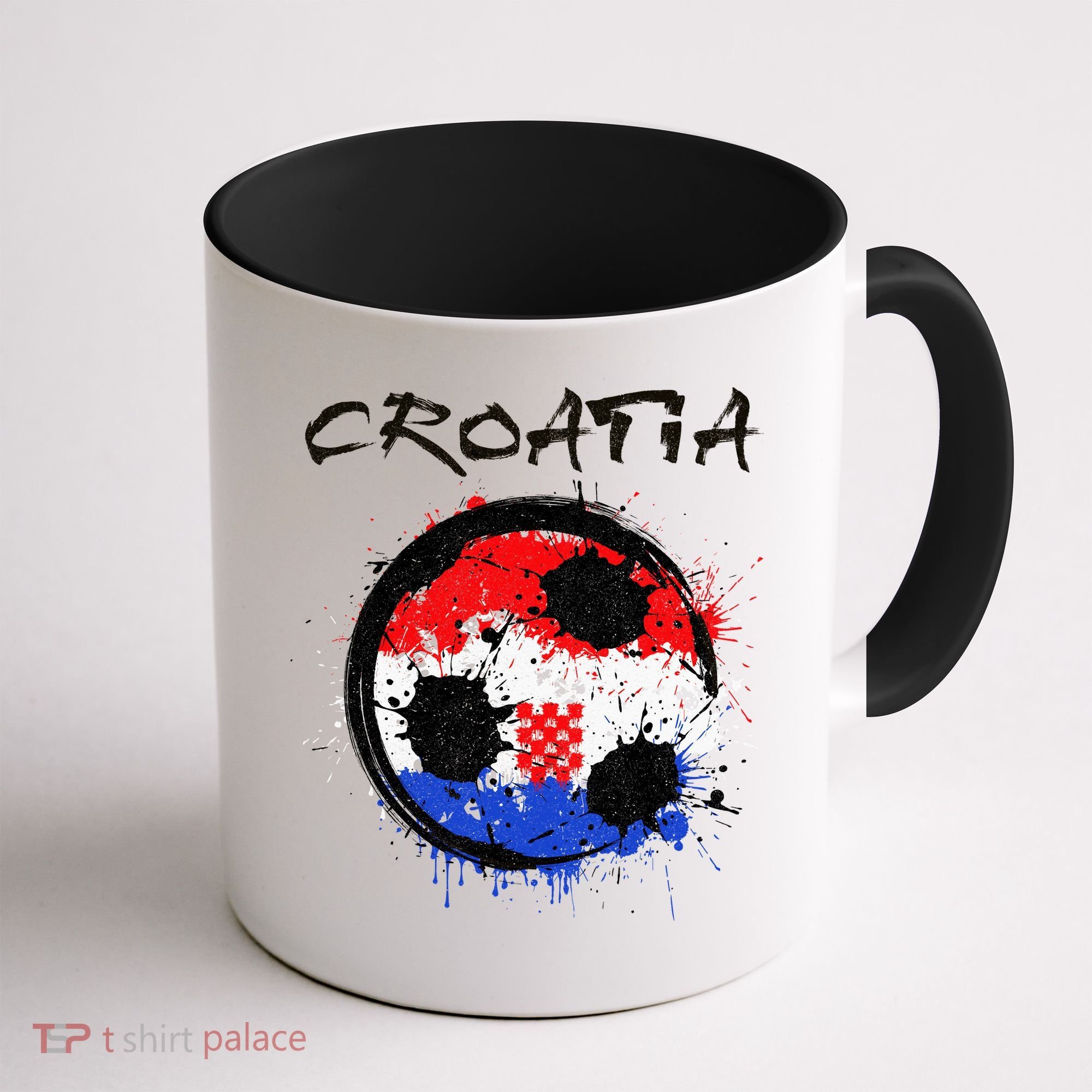 Croatia Soccer Ball Flag Coffee Mug