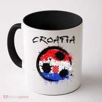 Croatia Soccer Ball Flag Coffee Mug thumb 0