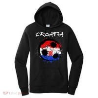 Croatia Soccer Ball Flag Women's Hoodie thumb 0