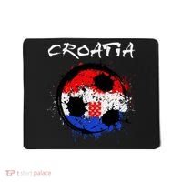 Croatia Soccer Ball Flag Mousepad thumb 0