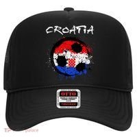 Croatia Soccer Ball Flag Hat thumb 0