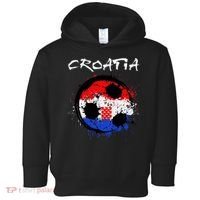 Croatia Soccer Ball Flag Toddler Hoodie thumb 0