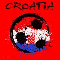 Croatia Soccer Ball Flag Santa Hat thumb 1