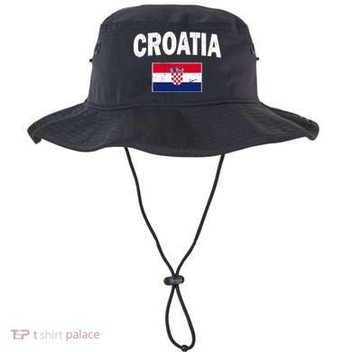 Croatia Team Vintage Soccer Flag Bucket Hat