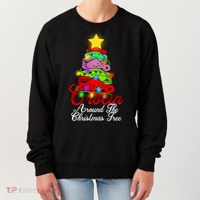 Crocin Around The Christmas Tree Women's Sweatshirt