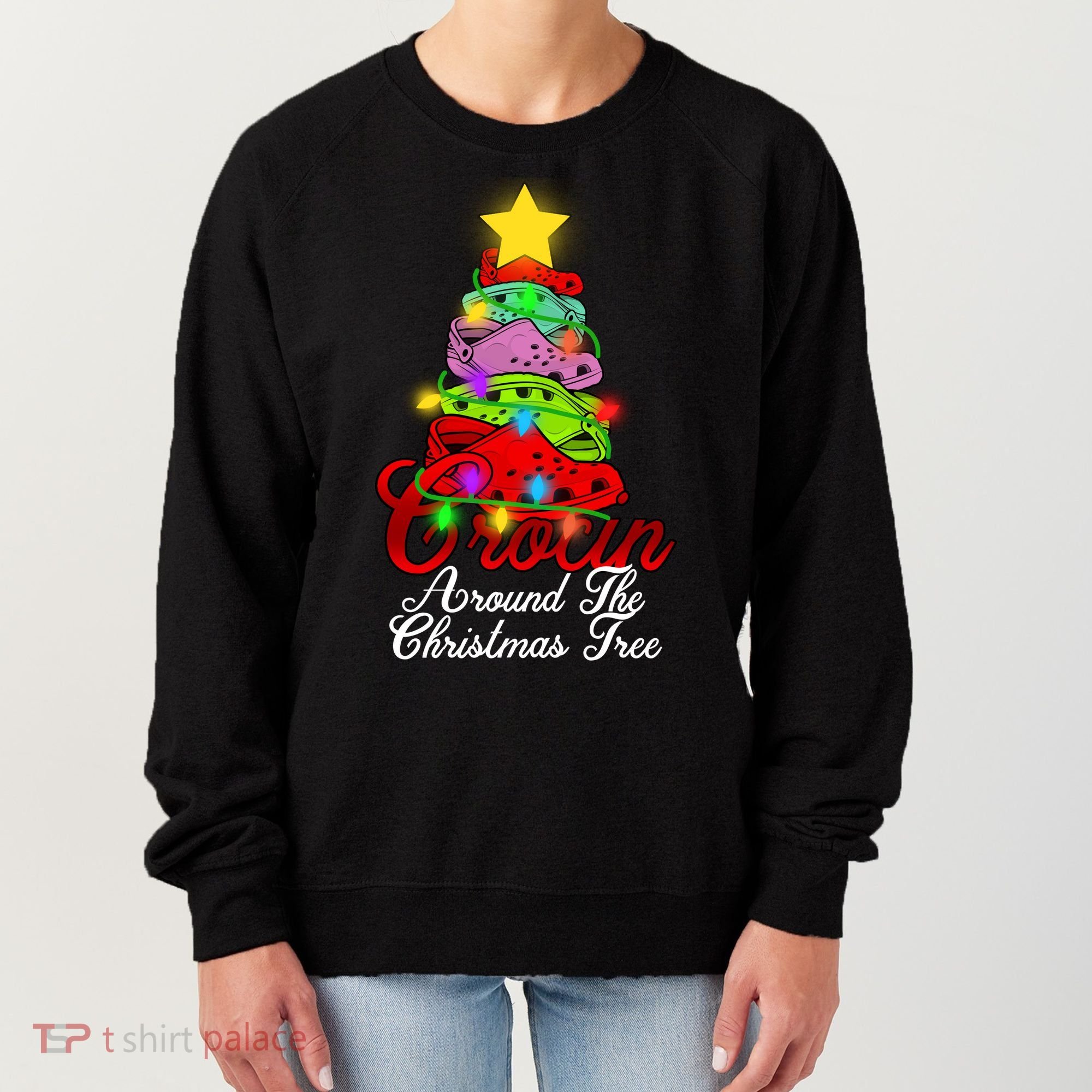 Crocin Around The Christmas Tree Women's Sweatshirt