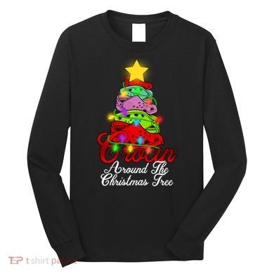 Crocin Around The Christmas Tree Long Sleeve Shirt