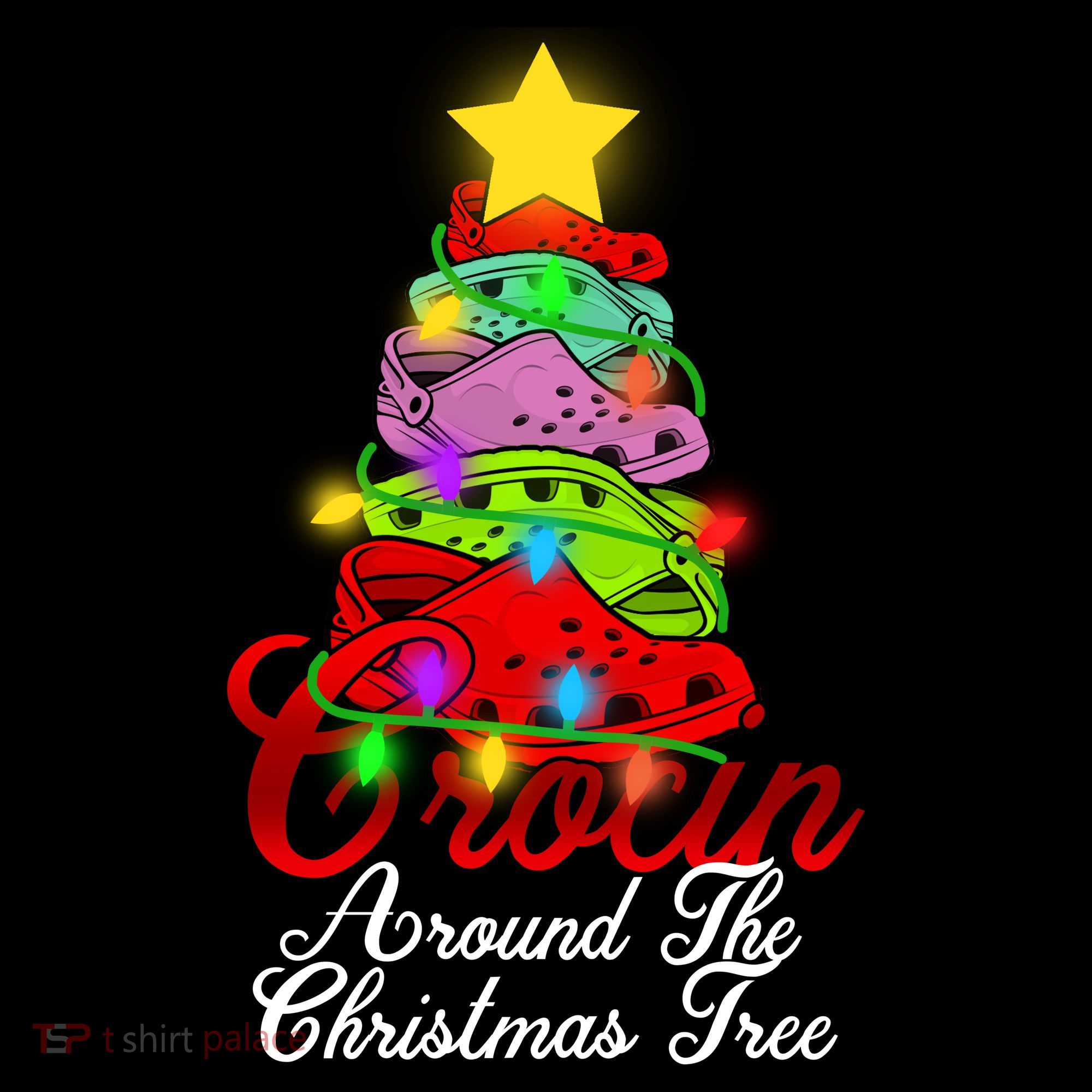Crocin Around The Christmas Tree Coaster