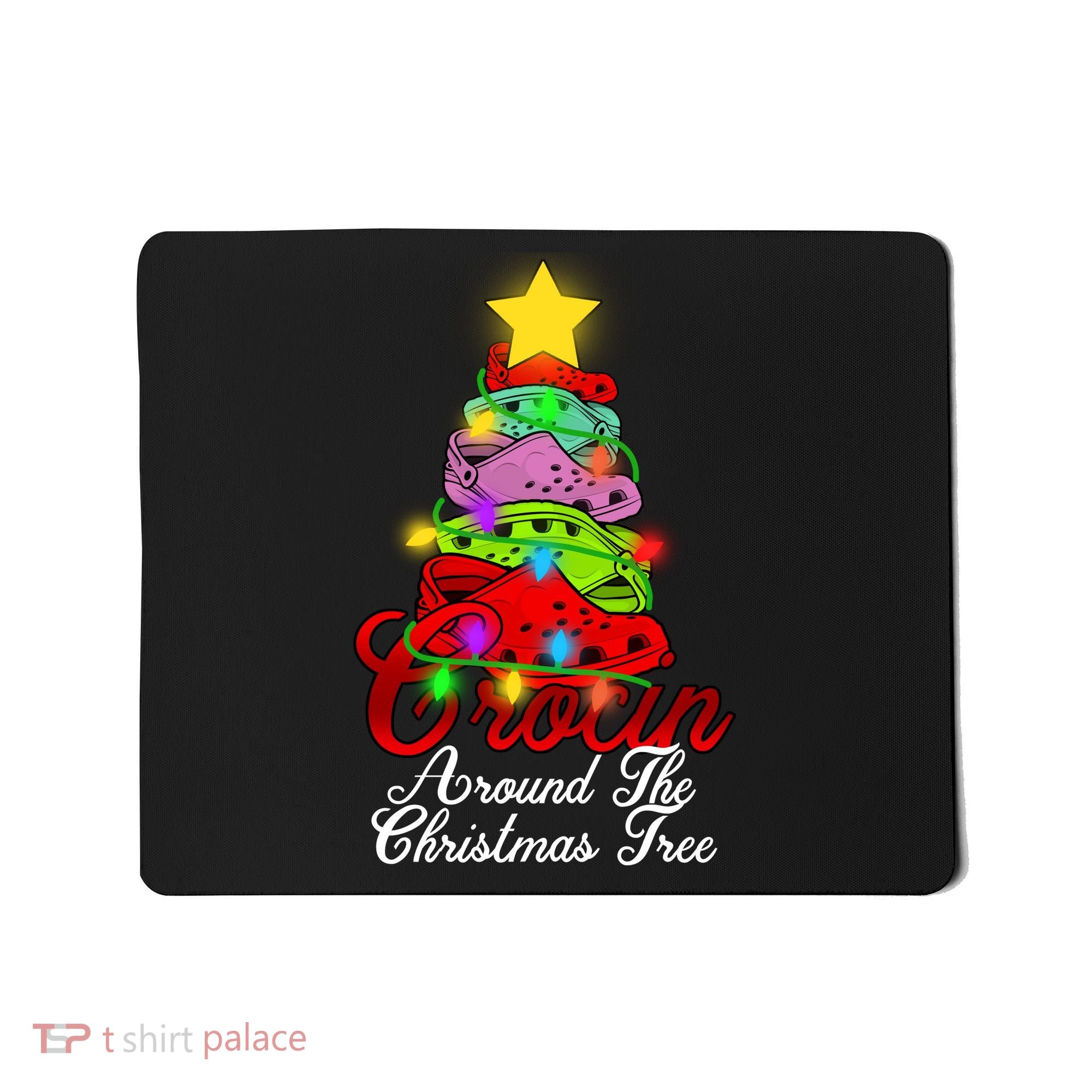 Crocin Around The Christmas Tree Mousepad